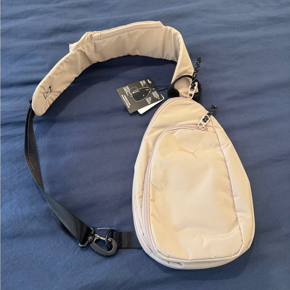 PUMA EVERCAT Myriad Women's Slingback Bag, Light Beige NWT